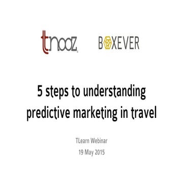 Five steps toward predictive marketing