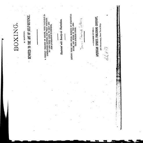 Boxing   a manual devoted to the art of self defense - james sullivan