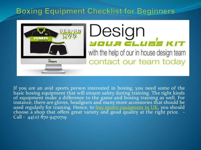 basic boxing equipment
