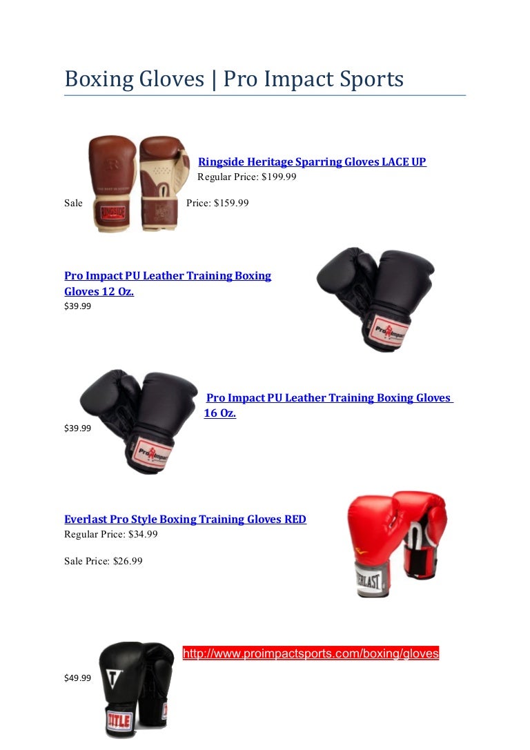 Ringside Heritage Pro Fight Gloves