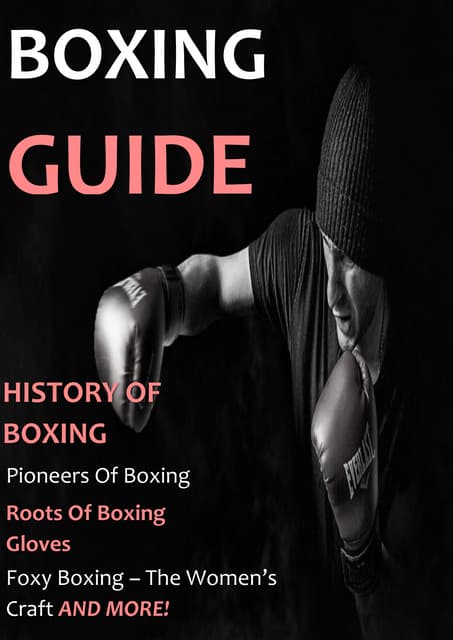 Boxing presentation | PPTX