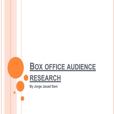 Box office audience research