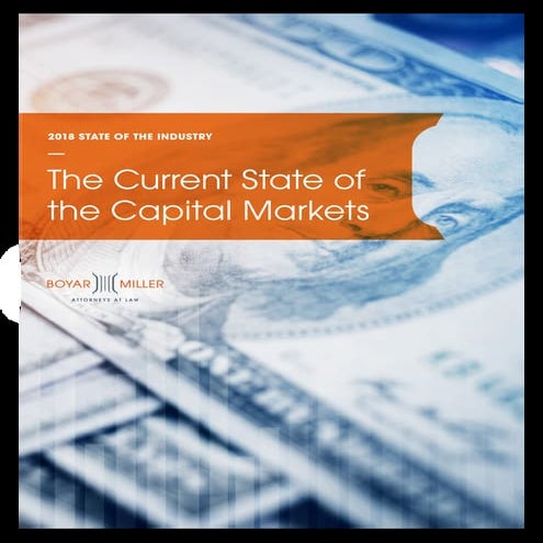 BoyarMiller Breakfast Forum: The Current State of the Capital Markets 2018
