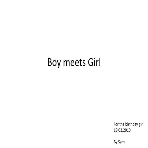 Boy Meets Girl
