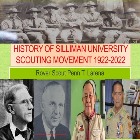Silliman U. Scouting Centennial 1922-2022