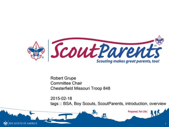 Introduction to myScouting.org and BeAScout.org