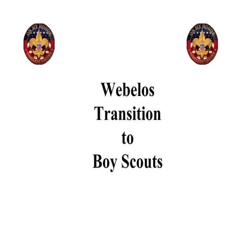 Boy scout transition