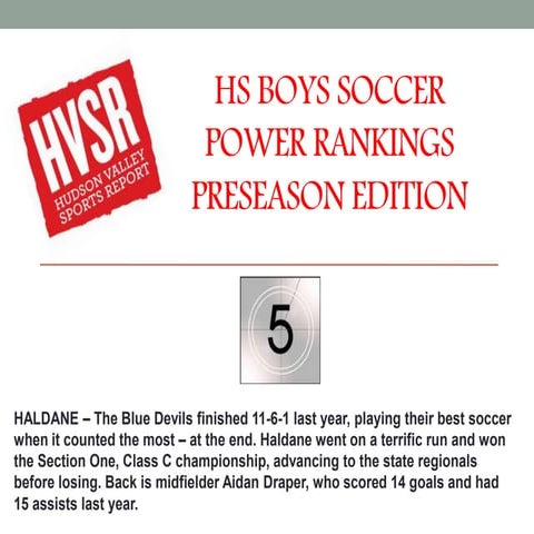 Boys soccer preseason rankings 2014   copy