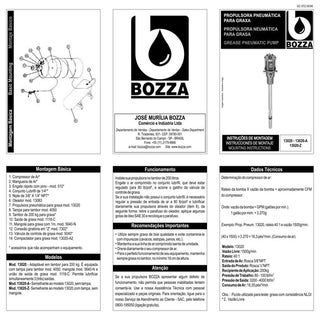 Bozza Propulsora Pneumática para Graxa