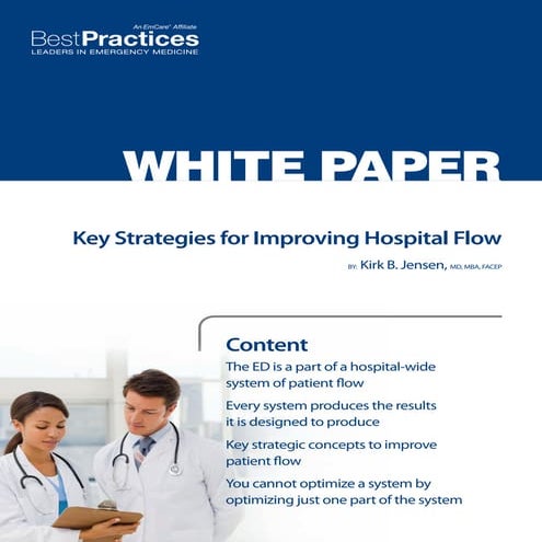 Key Strategies for Improving Hospital Flow