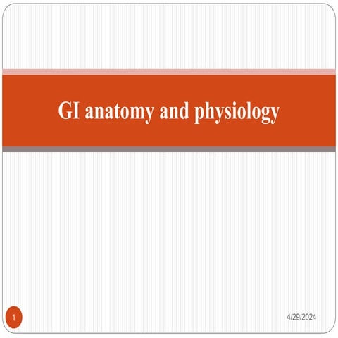 GI anatomy and physiology  of factor affecting  .pptx