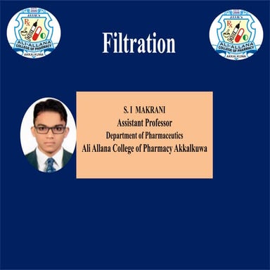 Filtration by Makrani Shaharukh