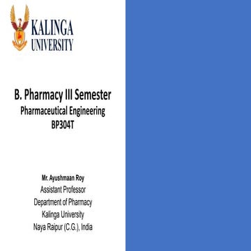 BP304T PHARMACEUTICAL ENGINEERING, UNIT-1.pptx