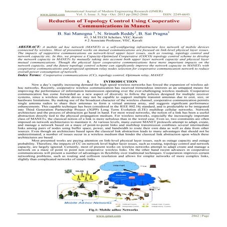 Reduction of Topology Control Using Cooperative Communications in Manets
