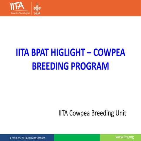 TL III_GG_PIP_BPAT_IITA_Cowpea_WCA