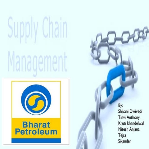 Supply chain of BPCL