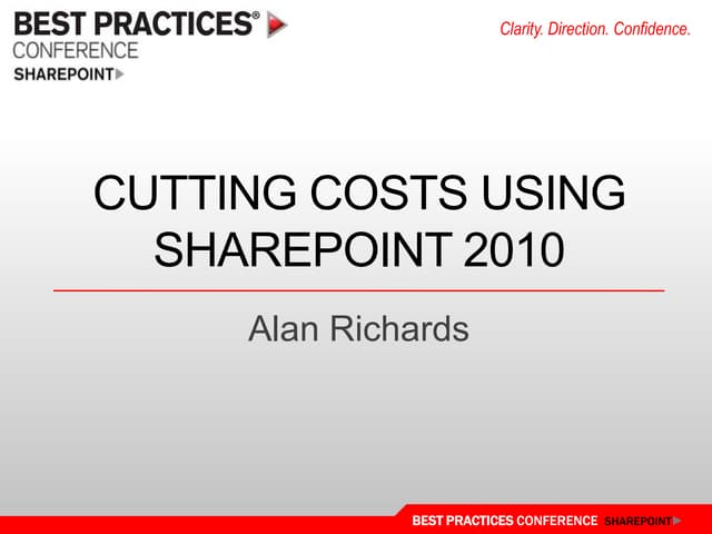 European SharePoint Best Practice Conference - April 2011