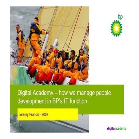 BP Digital Academy SFIA