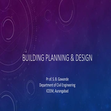Functional planning of a residential building | PPTX