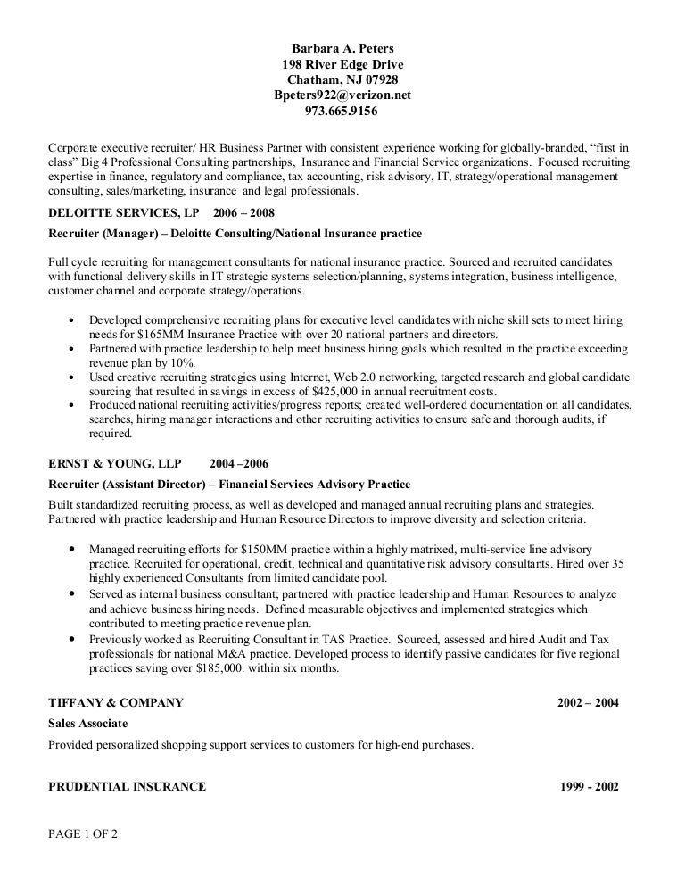 Audit Senior Resume Big 4