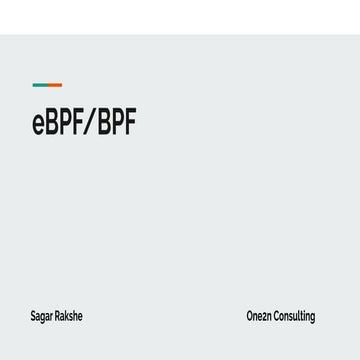Introduction to BPF