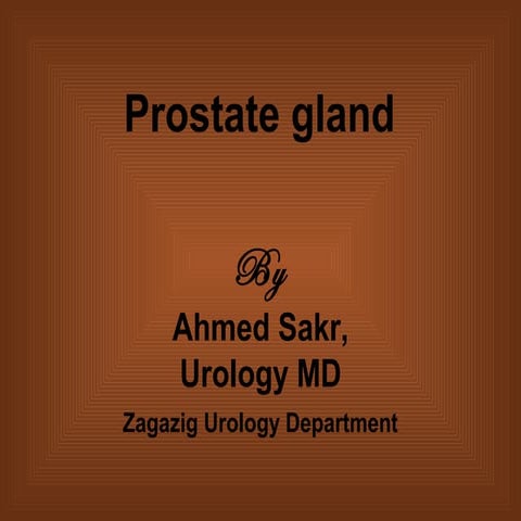 Benign Prostate Hyperplasia & Prostate Cancer
