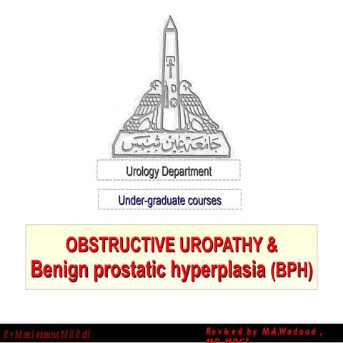 BPH and Obstructive Uropathy 