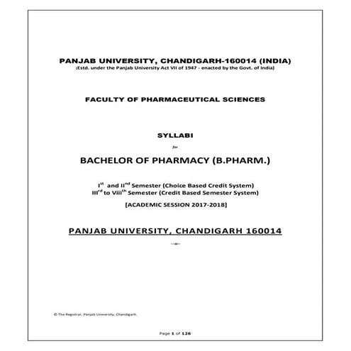 B Pharm Syllabus PU.pdf