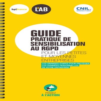 Guide pratique de sensibilisation au RGPD pour les TPE&PME | PDF