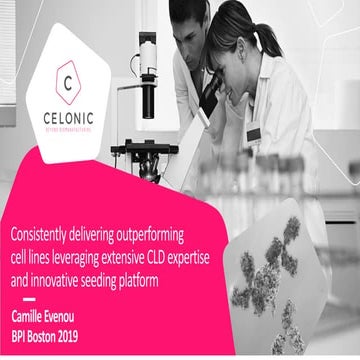 Celonic presentation on VIPS - BPI Boston (Sept 2019)