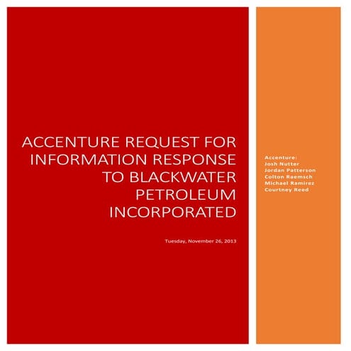 BPI Request for Information Response