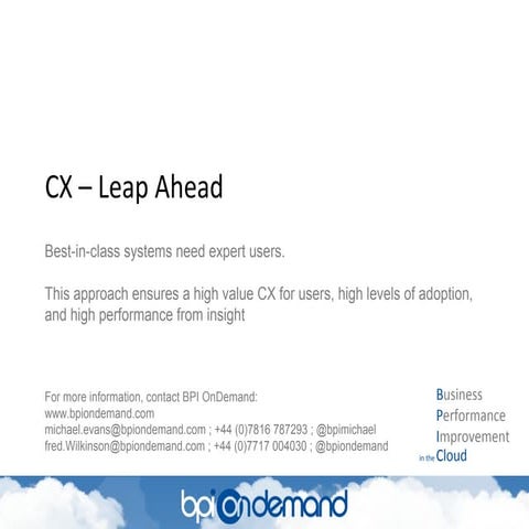 BPI OnDemand - Leap Ahead