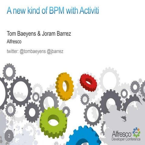 A new kind of BPM with Activiti