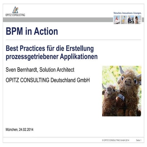 BPM in Action - Best Practices für die Erstellung prozessgetriebener Applikat...