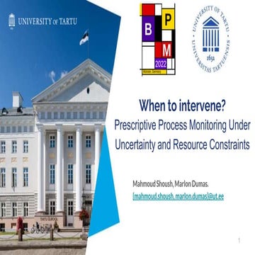 Prescriptive Process Monitoring Under Uncertainty and Resource Constraints