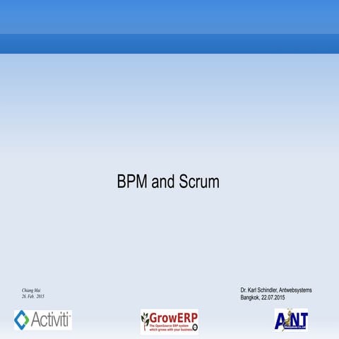 BPM and Scrum