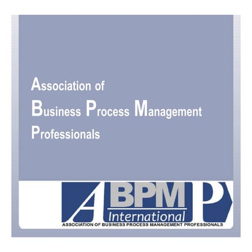 BPM CBOK And CBPP® Certification Overview | PDF