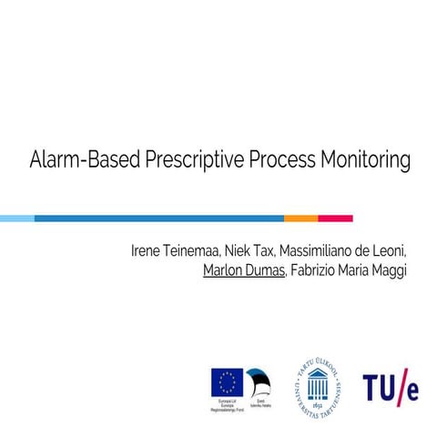 Alarm-Based Prescriptive Process Monitoring