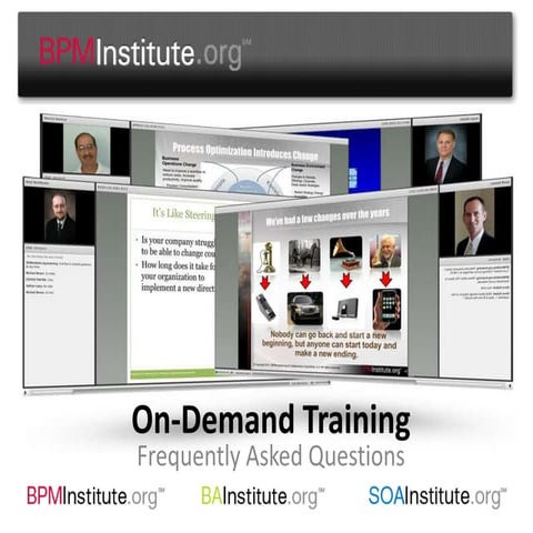 BPMInstitute.org On-Demand eLearning FAQs