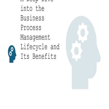A Deep Dive into the Business Process Management (BPM) Lifecycle and Its Bene...