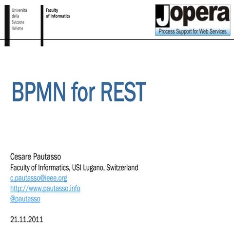 BPMN for REST