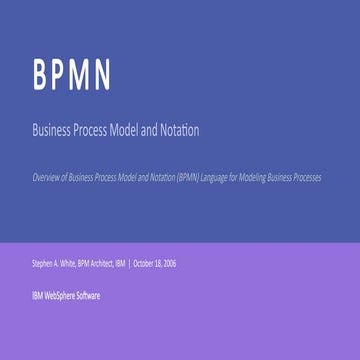BPMN Introduction | PPTX