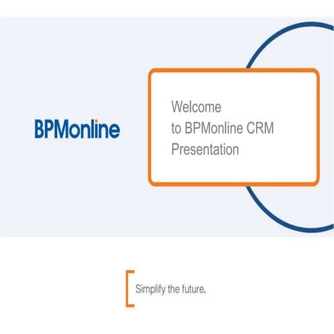 bpmonline crm basic 
