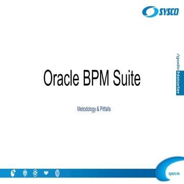 Presentation BPM Methodology and Pitfalls