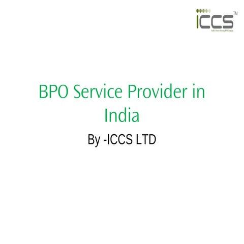 Bpo Process provider in India