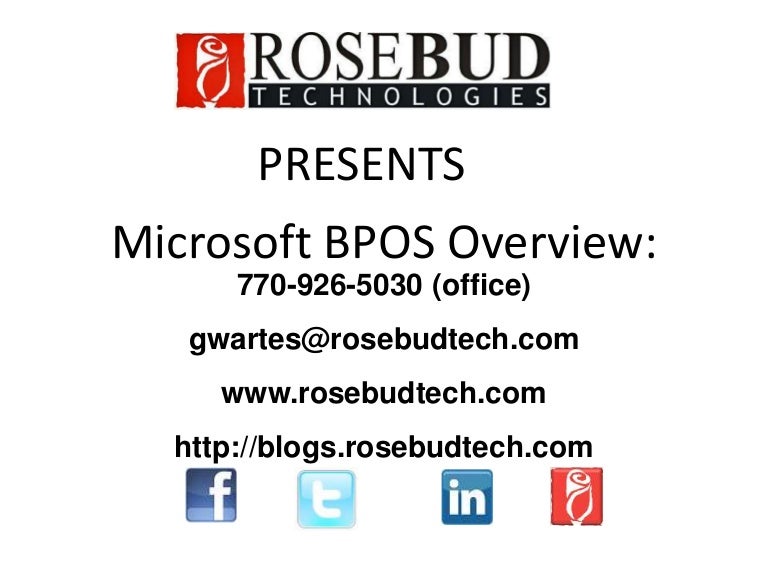 Bpos overview