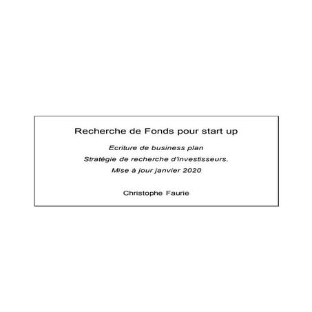 Ecrire un business plan