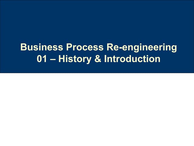 Bpr 01 Introduction