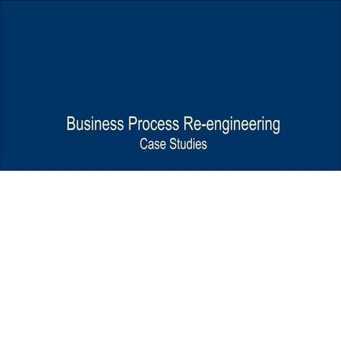 Bpr Case Studies