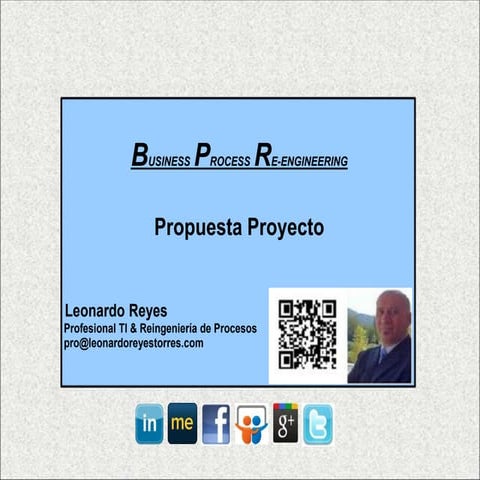Business Process Reengineering Industry Project  - 2010
